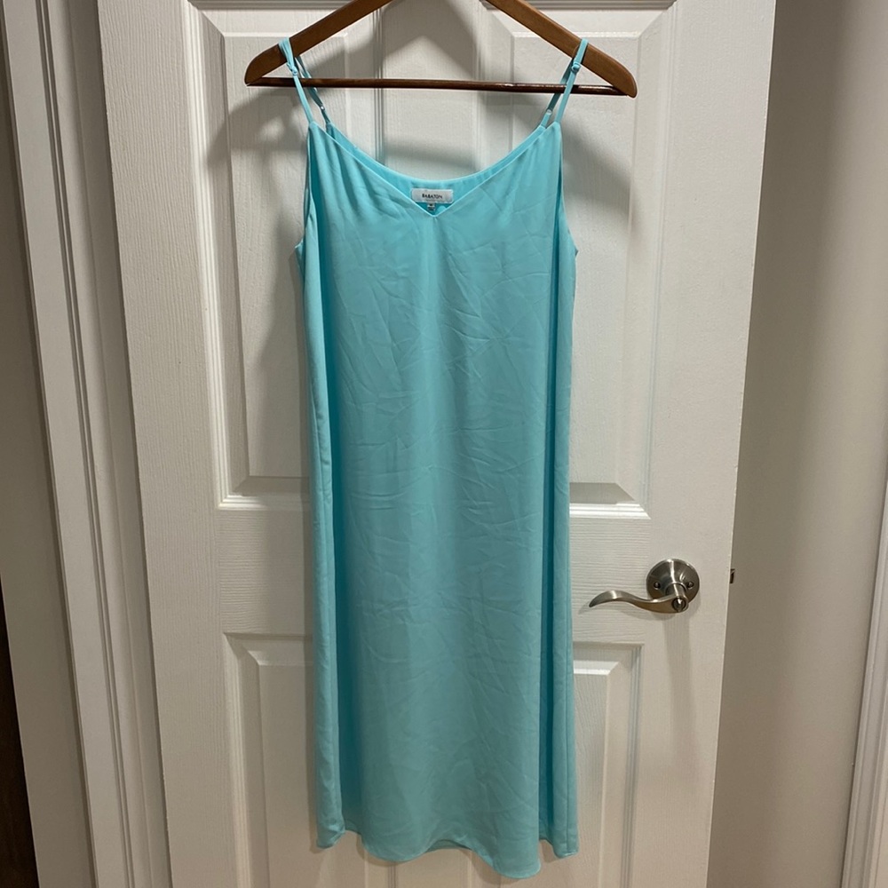 Babaton Slip Dress - teal blue